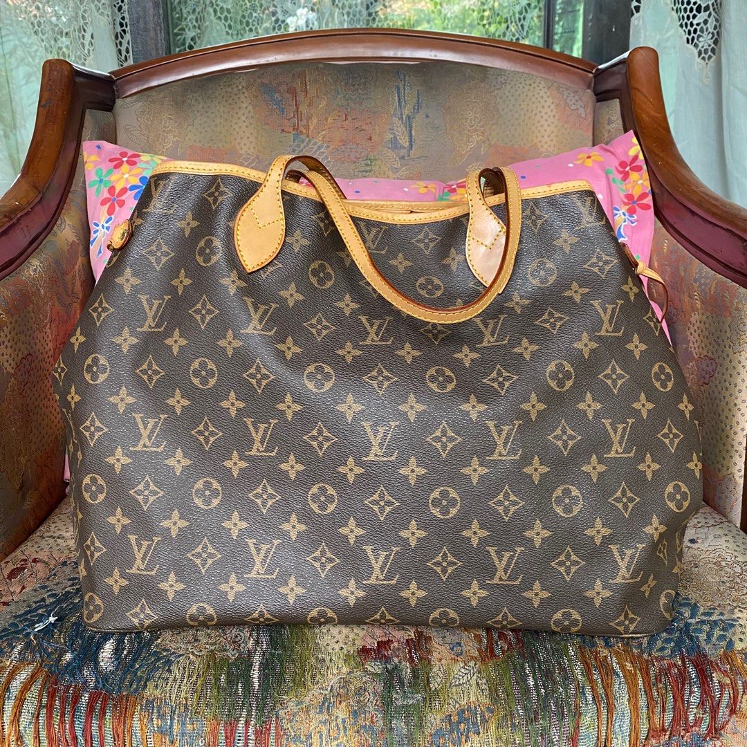 LV bag with code number, Fesyen Wanita, Tas & Dompet di Carousell
