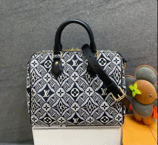 Louis Vuitton Limited Edition Speedy 25 Bandou Jacquard Since 1854 textile Bag