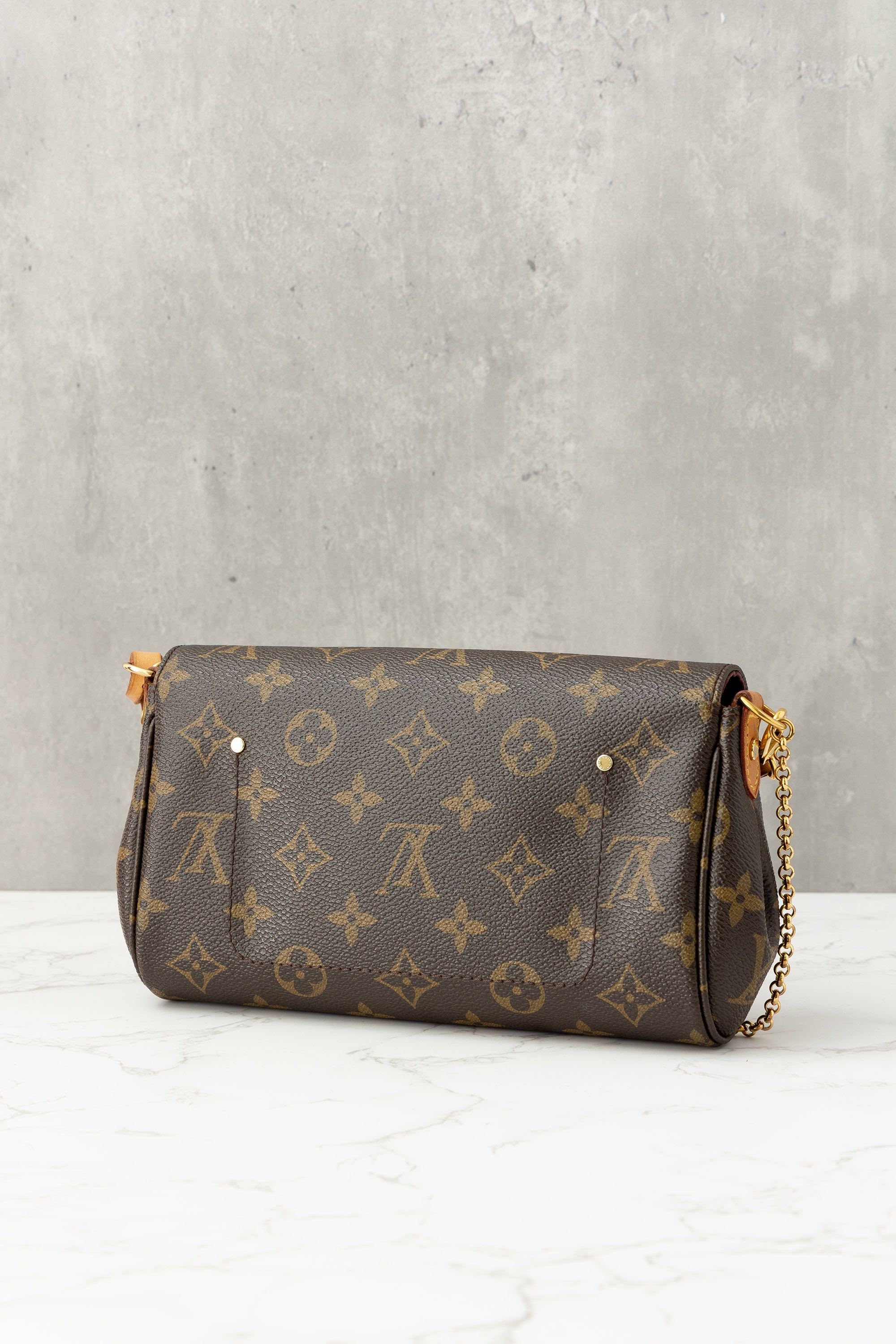 Louis Vuitton Montaigne BB Brown Monogram Canvas Shoulder Bag Preloved VGC