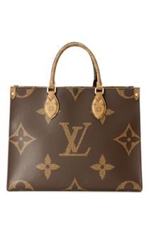 Louis Vuitton LV OnTheGo MM Tote Bag monogram reverse Coated canvas oxluxe