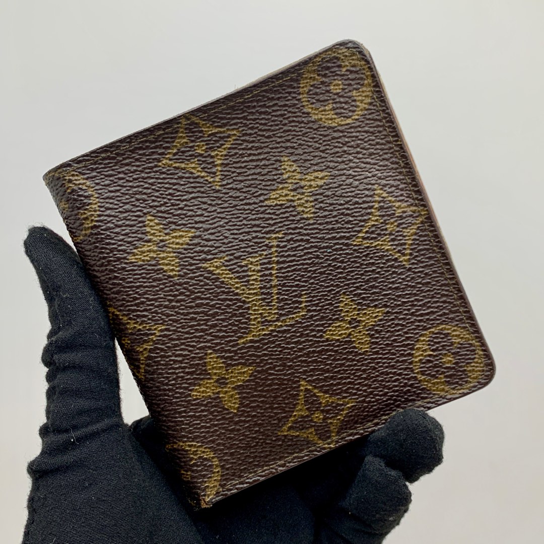 Louis+Vuitton+M60929+Credit+Card+Slots+Wallet+-+Brown for sale