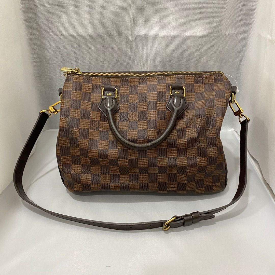 Louis Vuitton Speedy Bandouliere 30 Damier Ebene, Luxury, Bags & Wallets on  Carousell