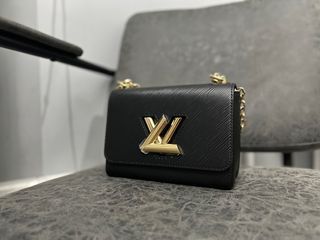 Louis Vuitton x Yayoi Kusama Twist PM Black/Yellow in Grained Epi