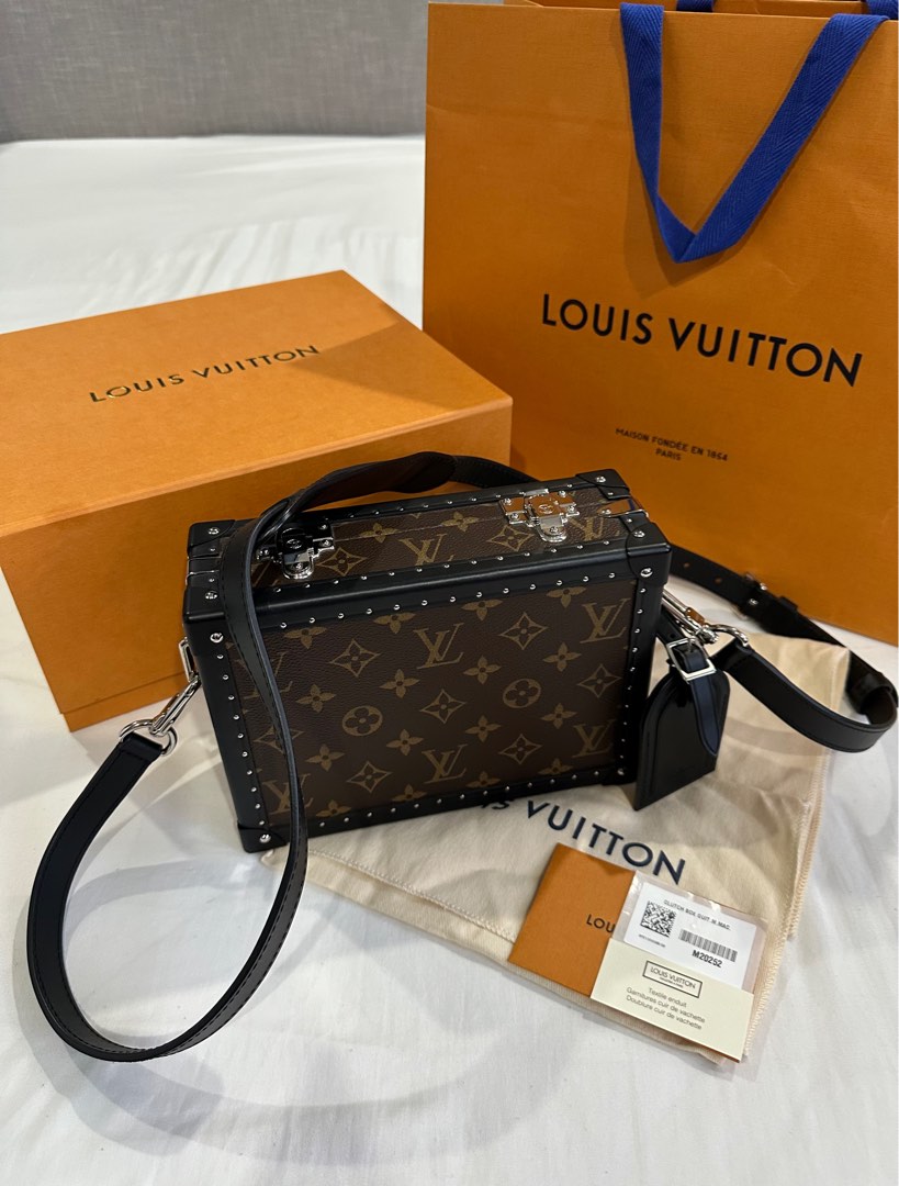 Louis Vuitton Monogram Macassar Clutch Box