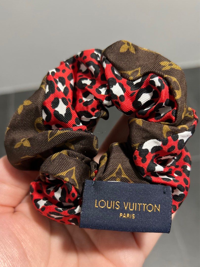 Louis Vuitton M80266 Hair Tie Scrunchie Nanogram Planet LV