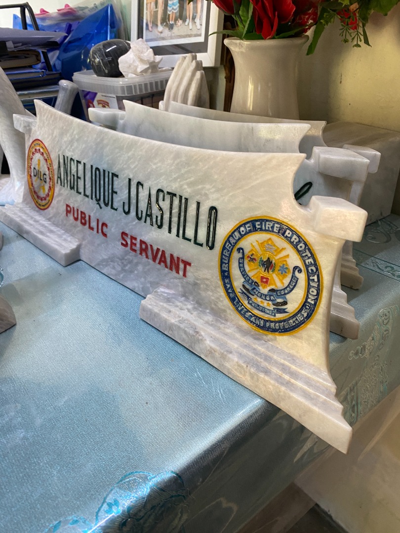 Marble Name Tag On Carousell