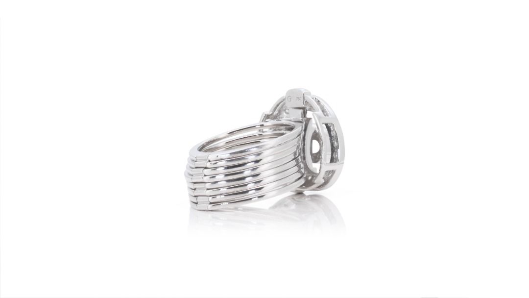 White gold clearance puzzle ring