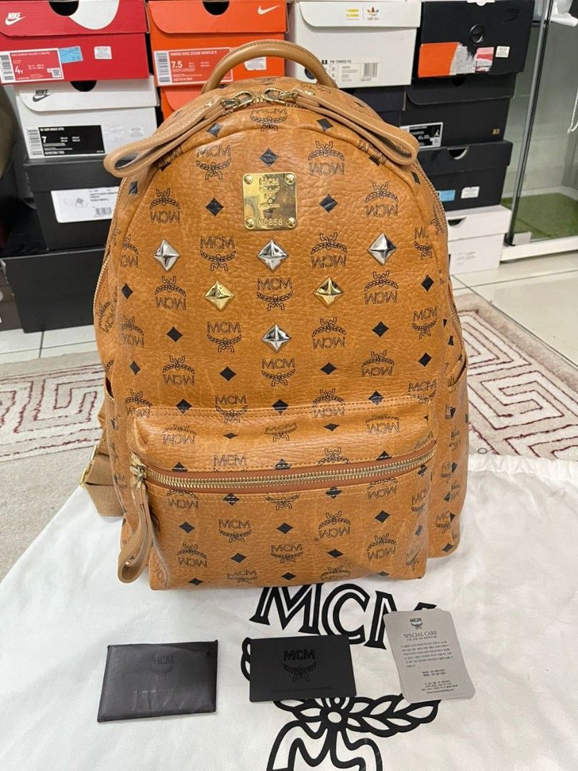 Mcm bagpack Luxury Bags Wallets on Carousell