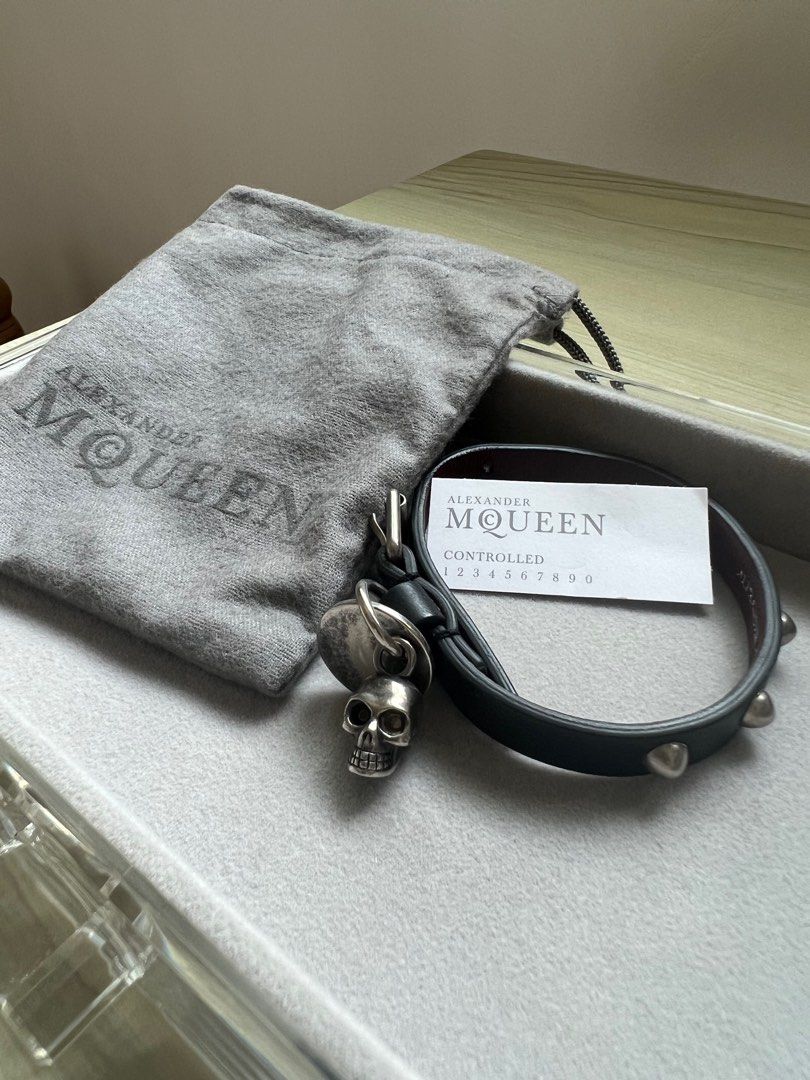 McQueen Skull Bracelet Luxury Accessories on Carousell