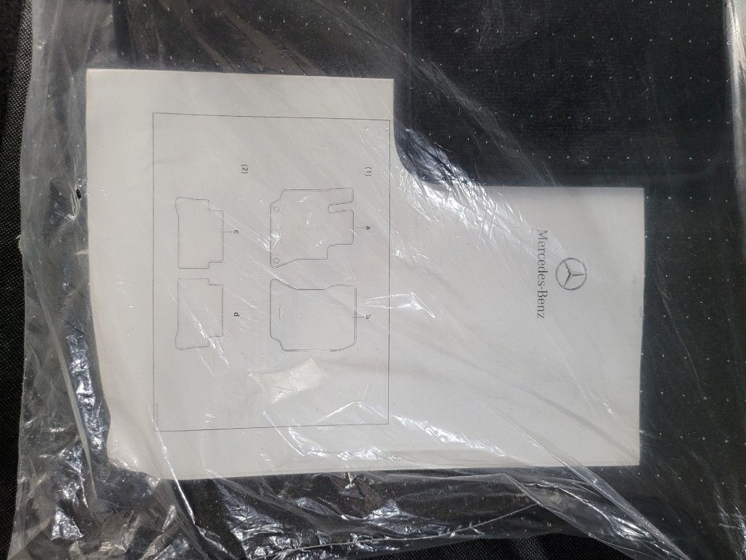 MercedesBenz Original C180 coupe floor mats, Car Accessories