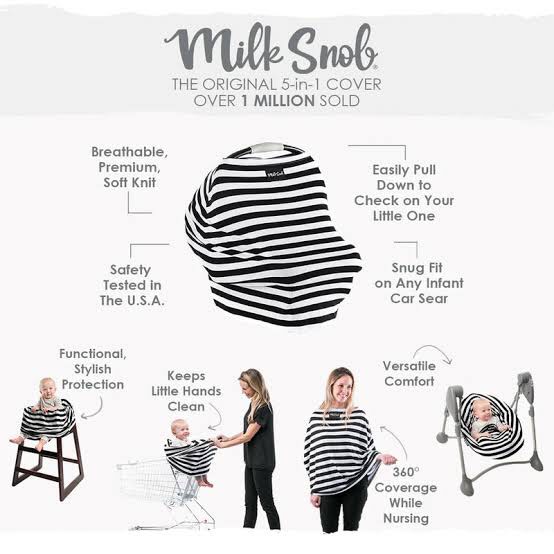 Milk Snob nursing cover, Babies & Kids, Nursing & Feeding