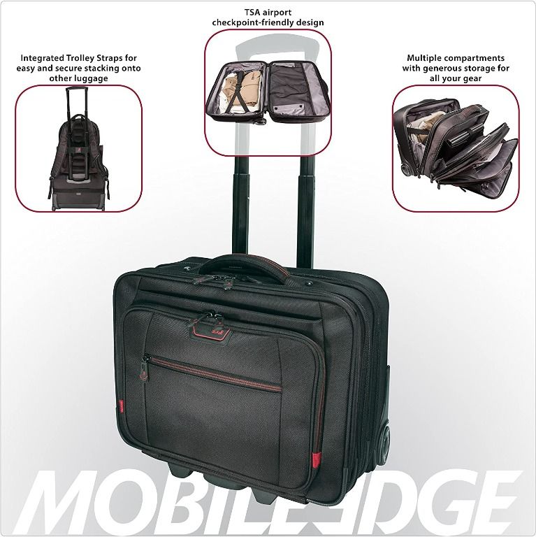 Mobile edge professional rolling laptop case 2025