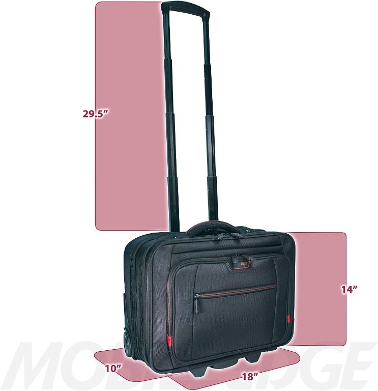 Mobile edge professional outlet rolling laptop case