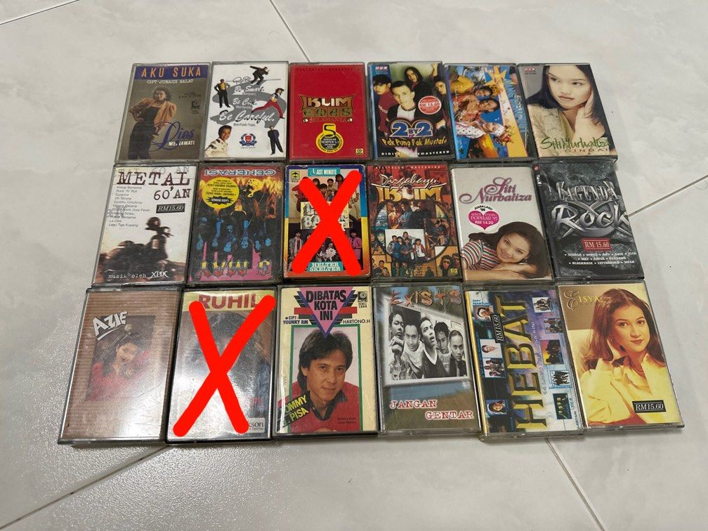 Music cassette Malay Melayu @ 20 each , Hobbies & Toys, Music