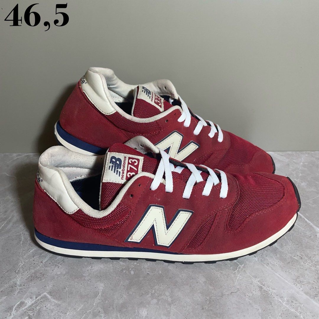 New Balance 373 red Pria, Sepatu , di Carousell