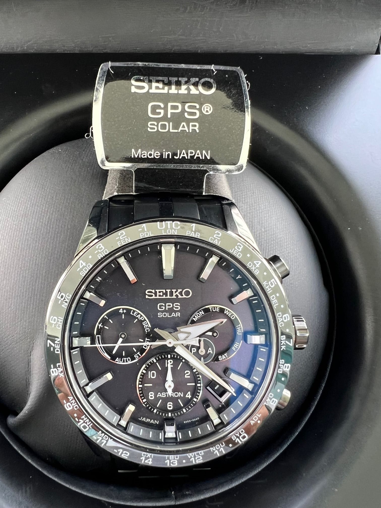 New Seiko Astron GPS Solar 5X53 Watch, Luxury, Watches on Carousell