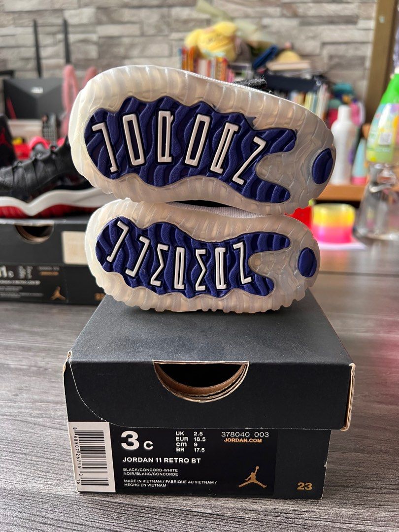 Nike Air Jordan 11 XI space jam TD toddler baby 3c