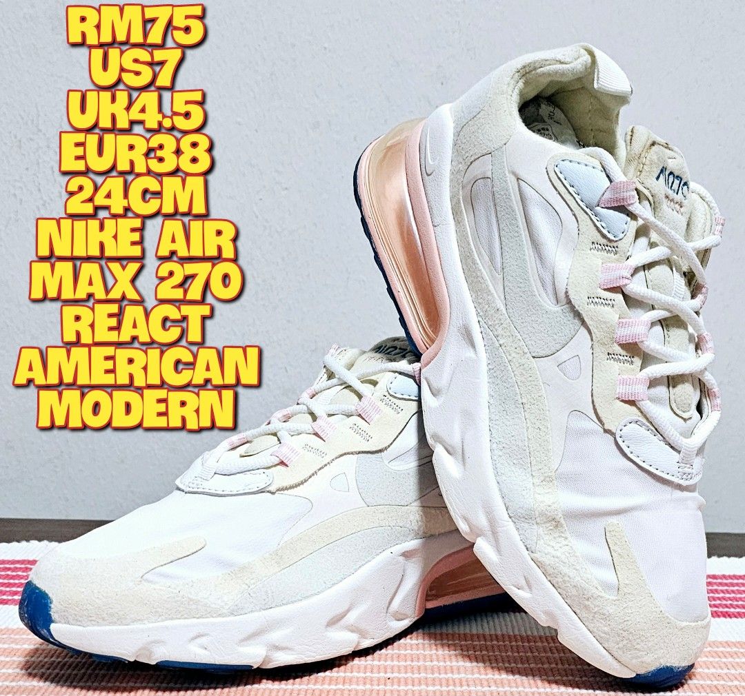 Nike air max top 270 american modern women's