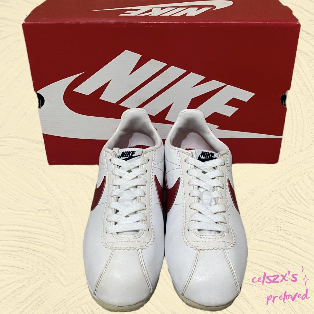 nike classic cortez trainers in retro leather