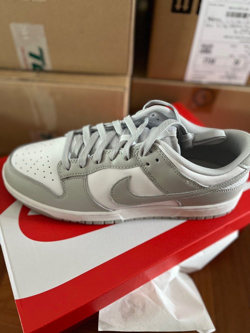mens nike dunk low retro grey