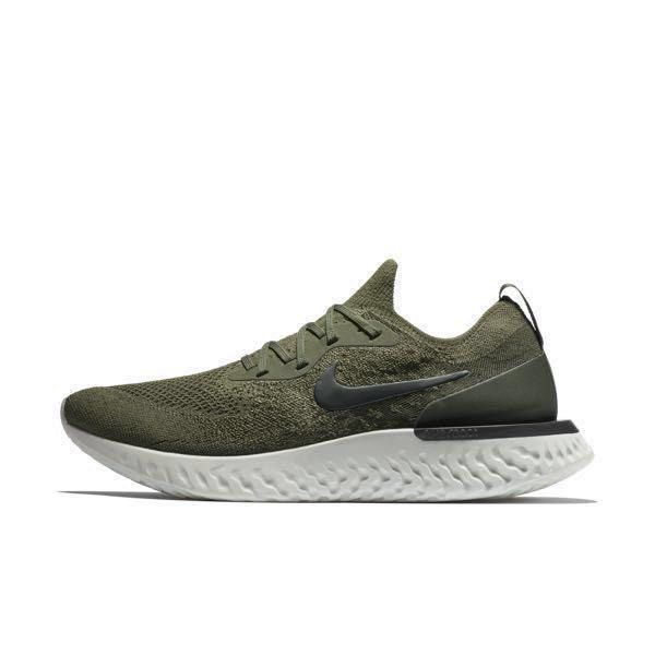 Nike Epic React Flyknit cargo khaki olive sneakers