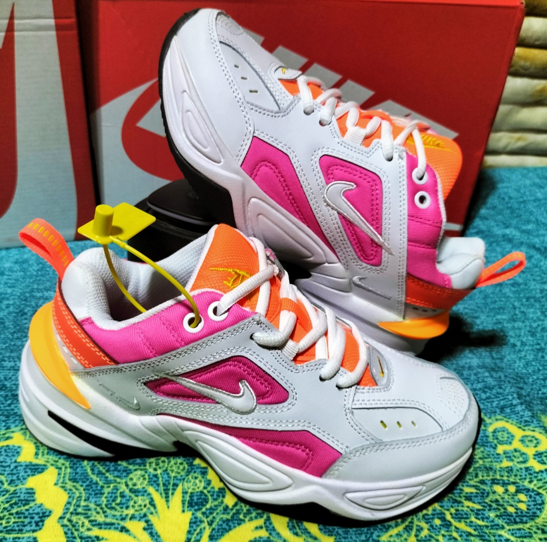 Nike tekno 2025 pink and orange