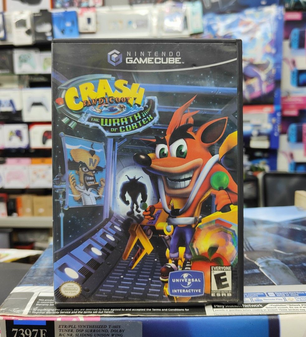 Nintendo GameCube Crash Bandicoot The Wrath of Cortex, Video Gaming