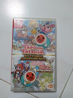 Nintendo switch game TAIKO NO TATSUJIN , RHYTHMIC ADVENTURE PACK