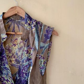 [no nego pls] Jena Violet Floral Sleeveless Top