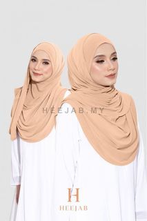 Nude instant hijab