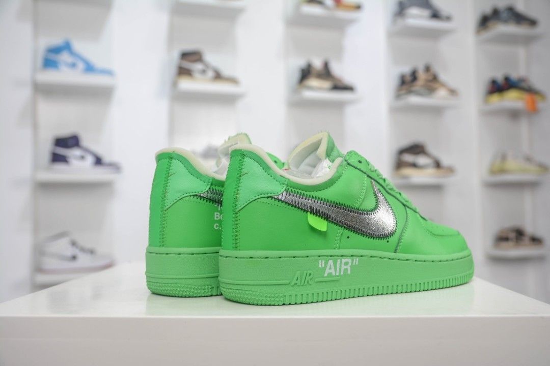 Off White x Nike Air Force 1 Low Green 2022 DX1419 300 Men s