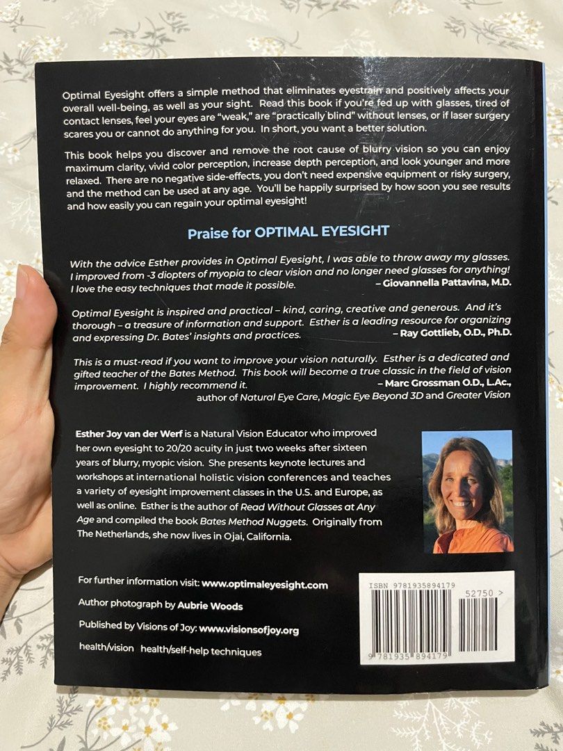 Optimal Eyesight: How to Restore and Retain Great Vision (Paperback)