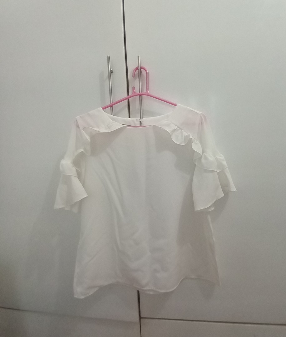 Original STAGE OF PLAYLORD White Blouse on Carousell