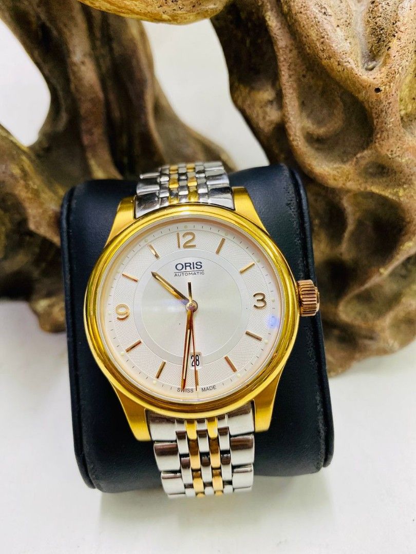 Oris classic date rose gold sales