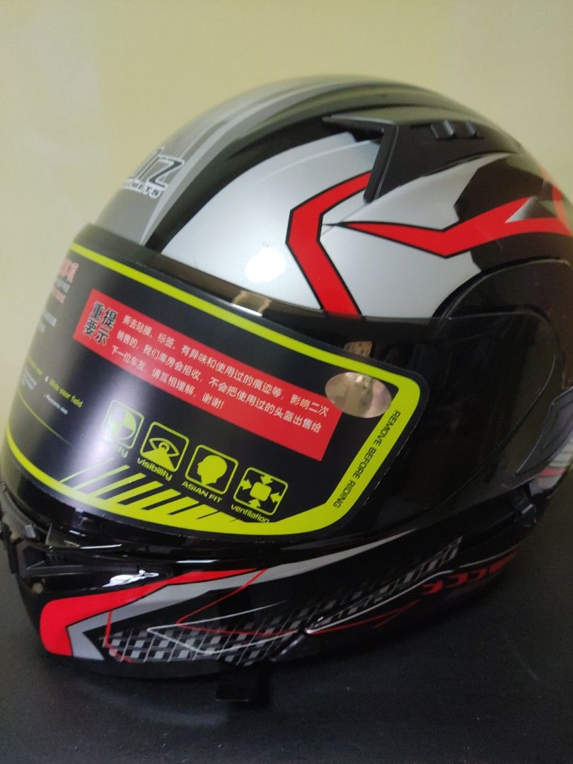 Orz Motorcycle Modular Helmet, Motorcycles, Motorcycle Apparel on Carousell