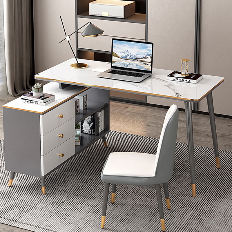 Paint Coating TOP&Metal Leg Computer table, Furniture & Home Living ...