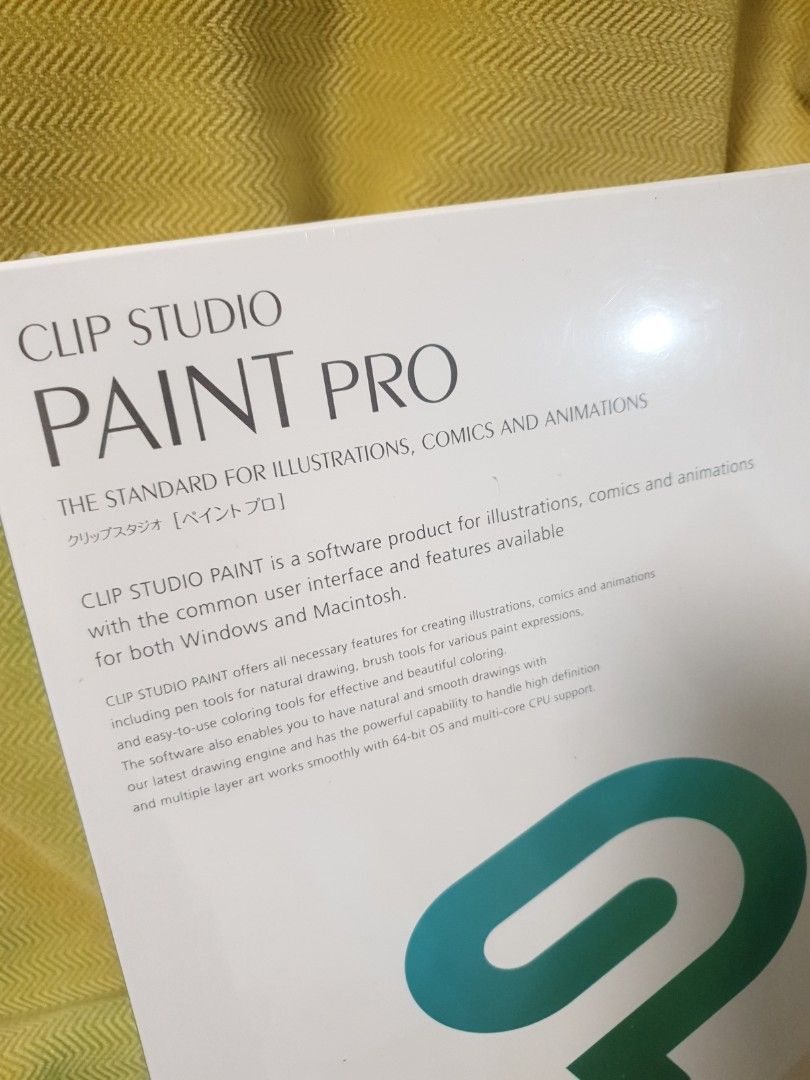 Paint Pro Brand New Sealed Software Celsys Clip Studio, Computers & Tech,  Parts & Accessories, Software on Carousell