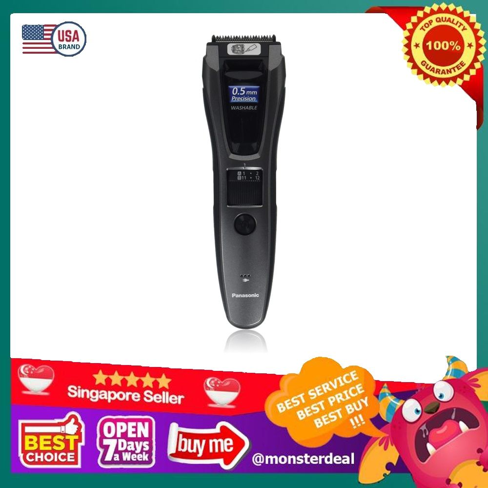 Panasonic ER-GB60-K451 Beard Hair Trimmer with Comb Attachment for