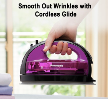 Panasonic NI-WL41VSH (1550W) Cordless Steam Iron with carrying case and ...