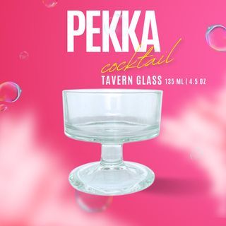 PEKKA Short Tavern Glass | Gelas Es Krim Kaca | Cocktail Glass