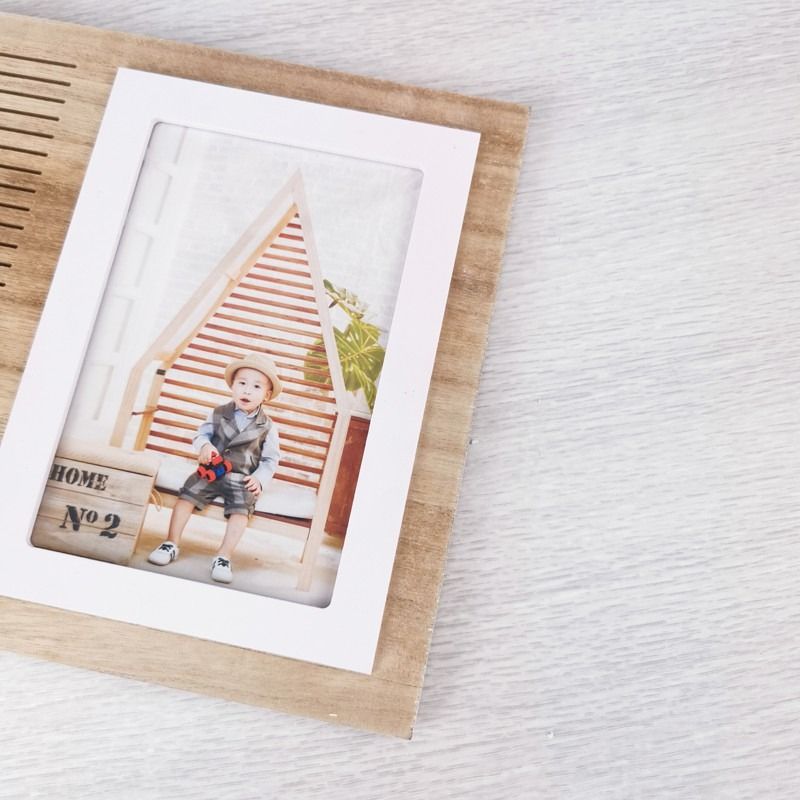 Photo Frame Message Board (Wood), Furniture & Home Living, Home Decor