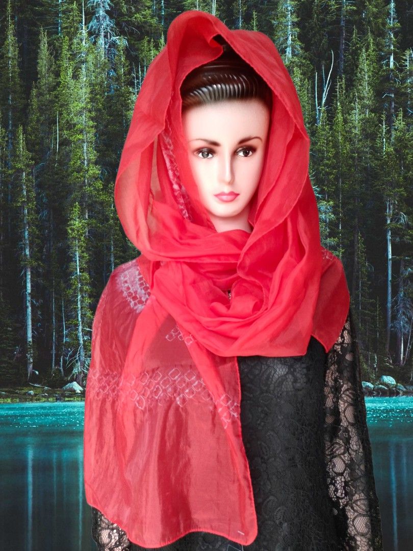 Syal Design SYAL, Fesyen Wanita, Muslim Fashion, Syal di Carousell