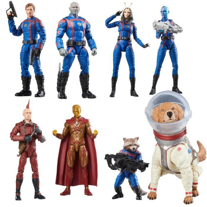 Marvel Legends STAR-LORD Guardians of the Galaxy Vol 3 Cosmo BAF Wave MCU  Movie Figure Review 