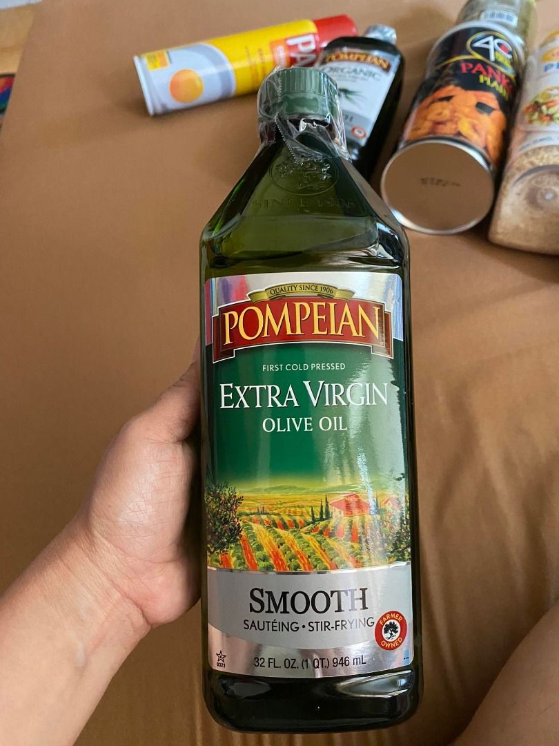 Pompeian Smooth Extra Virgin Olive Oil 32 fl oz, Food & Drinks, Spice