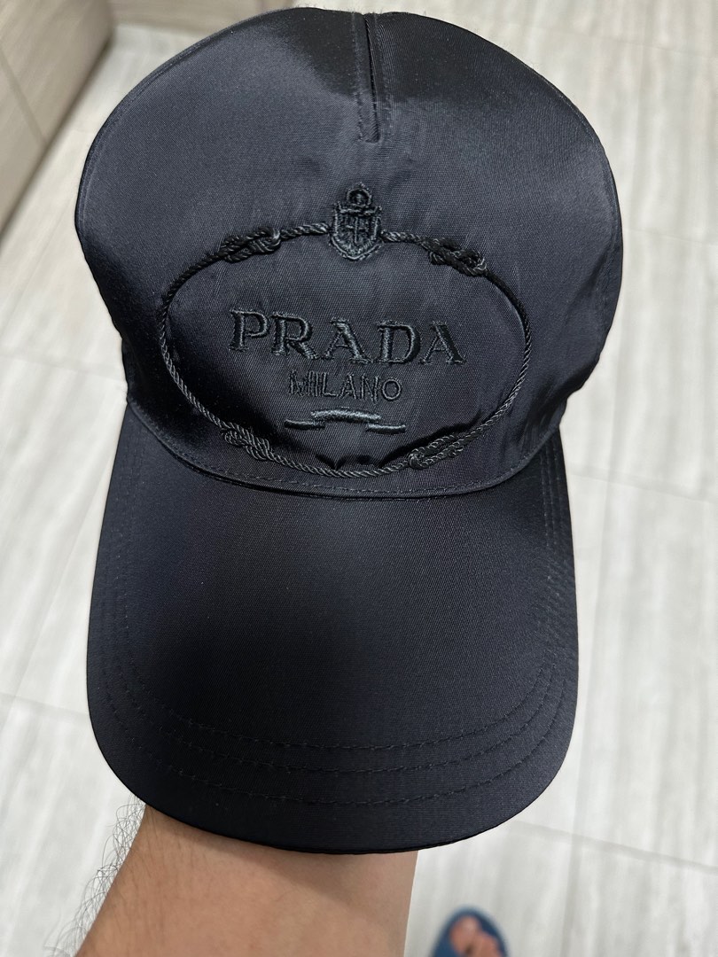 Prada cap, Luxury, Accessories on Carousell