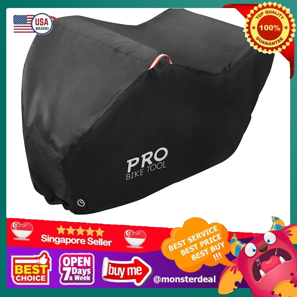 PRO BIKE TOOL Bike Cover for Outdoor Storage XXL for 2 Bikes 2