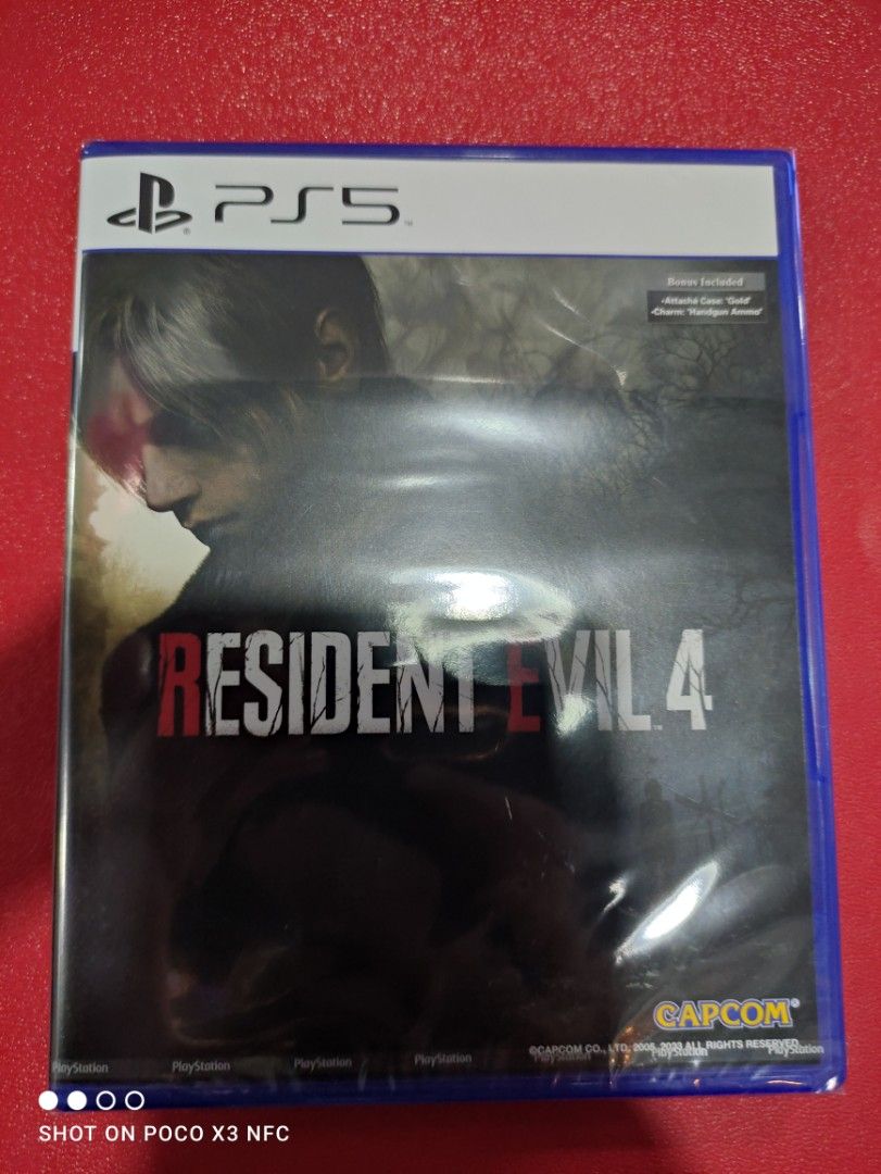 PS5 RESIDENT EVIL 4(r3) (Category: PlayStation) located in Makati City. Submitted by yomyom_onlineshop (Listing ID 1222477246, Image 1). Description: For Sale Only Brandnew Sealed No To trade/SWAP Delivery within the day Taguig Market Market Can book Via lalamove Less Time Less Effort Cod,Gcash,Banktransf.
