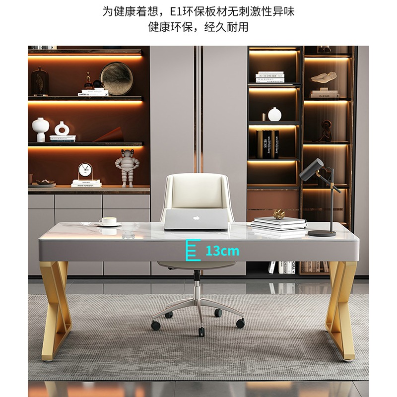 Quality office desk, study desk, computer desk;Sintered stone TOP