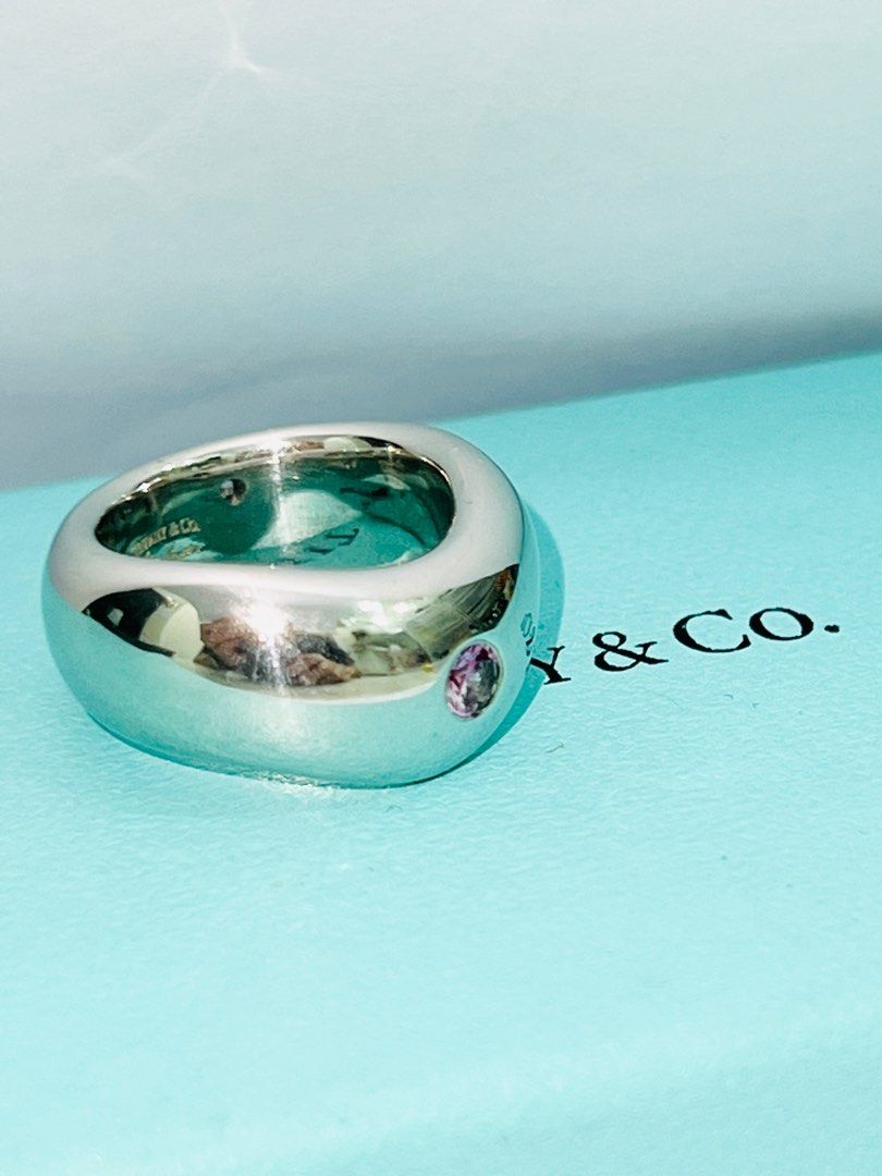 Tiffany and co pink sapphire ring on sale
