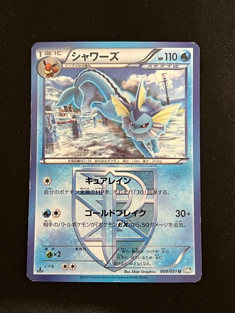 Rare Vintage! 2012 BW8 Spiral Force Team Plasma Eeveelution Set